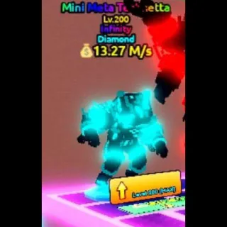 $13.27 M/s Mini Diamond Meta Technetta Lv. 200 I Escape Tsunami For Brainrots!