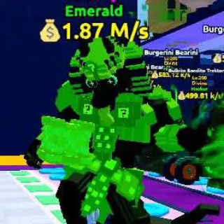 $1.87 M/s Emerald Anububu Lv. 200 I Escape Tsunami For Brainrots!