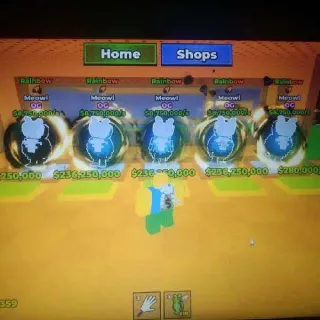 20X 8,750,000 Rainbow Meowl | Break A Lucky Block!