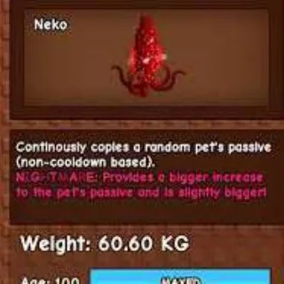 Huge Nightmare Ruby Squid 60+ Kg