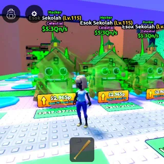 5X $5.3 Qn/s Hacker Esok Sekolah I Escape Tsunami For Brainrot!