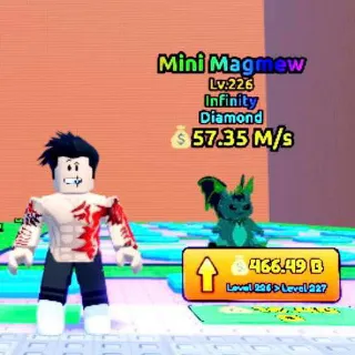 $57.35 M/s Diamond Mini Magmaw Lv. 226 I Escape Tsunami For Brainrots!