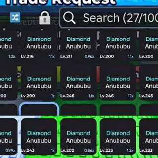 100 Pcs Diamond Anububu | Escape Tsunami For Brainrots!