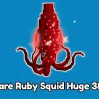 4x Semi - Huge Nightmare  Ruby Squid - Grow A Garden