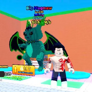 $60 M/s Diamond Big Magmew I Escape Tsunami For Brainrots!