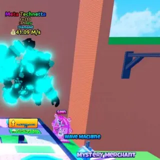 $41.09 M/s Diamond Meta Technetta Lv. 235 I Escape Tsunami For Brainrots!