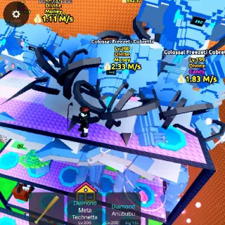 7X Collosal Candy/Money Freezeti Cobretti Lv. 196 - 207 I Escape Tsunami For Brainrots! | See The Description For Details.