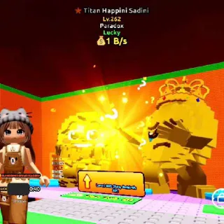 $1 B/s Titan Happini Saddini Paradox I Escape Tsunami For Brainrots!