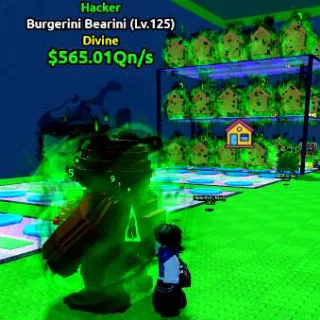 $ 565.01 Qn/s Hacker Burgerini Bearini I Escape Tsunami For Brainrots !
