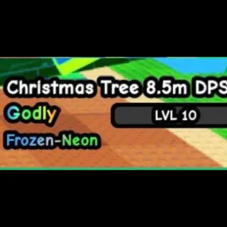 8.5m DPS Frozen-Neon Christmas Tree | Plants Vs Brainrots