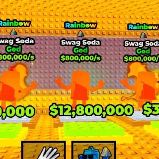 50X Rainbow Swag Soda $800,000 I Break A Lucky Block