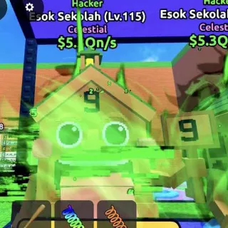 10X $5.3 Qn/s Hacker Esok Sekolah I Escape Tsunami For Brainrot!