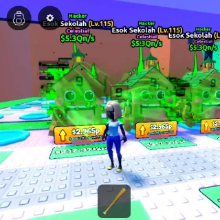 10X $5.3 Qn/s Hacker Esok Sekolah I Escape Tsunami For Brainrot!