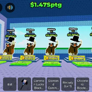 5x 15.03 Tg/s Matteo (OG) Level 630 I Escape Waves For Lucky Blocks