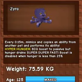 HUGE HYPER HUNGER MIMIC OCTUPOS | 15 S No Toy | LEVEL 125 | 74-75+ KG