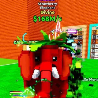 Strawberry Elephant I Escape Tsunami For Brainros!