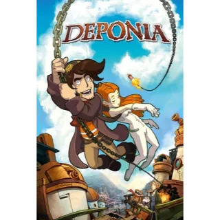 Deponia and Chaos on Deponia (3 keys) PC Steam