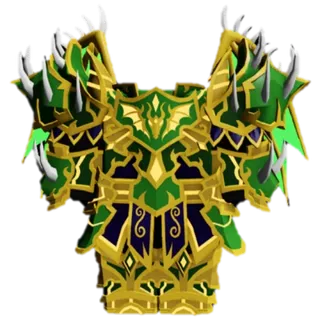 ❗ PURPLE GILDENSCALE GUARDIAN SET ARMOR WITH WEAPON ❗ DUNGEON QUEST REBORN DQR