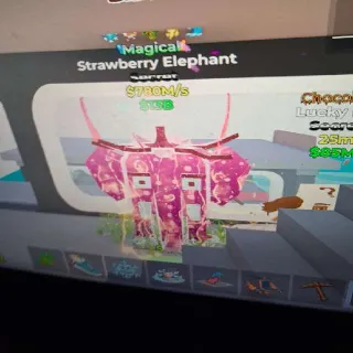 Steal The Brainrot Fortnite Strawberry Elephant