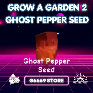 Grow a Garden 2 - x10 Ghost Pepper Seed