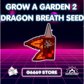 Grow a Garden 2 - x1 Dragon Breath Seed