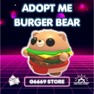 Adopt Me - x4 Burger Bear
