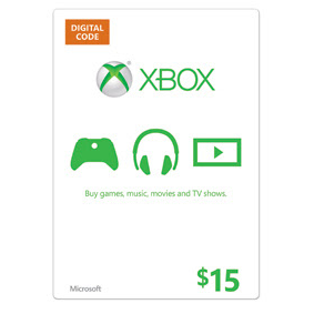 $15 xbox gift card