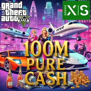 GTA 5 100M PURE CASH MODDED ACCOUNT | GTA V | XBOX SERIES S/X