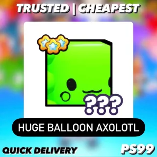 HUGE BALLOON AXOLOTL