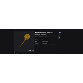 Staff Of Robuk Royalty | Account