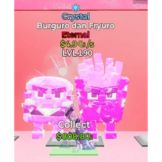 CRYSTAL BURGURO DAN FRYURO 27.5QI/S