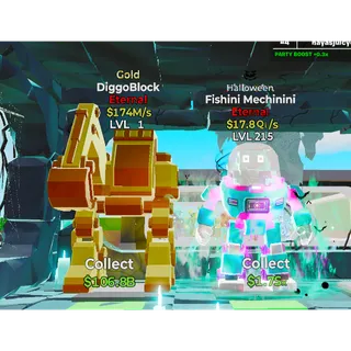 Diggo Block + Fishini Mechinini
