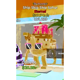 SUMMER SHIP SHIP SHIP SAHUR