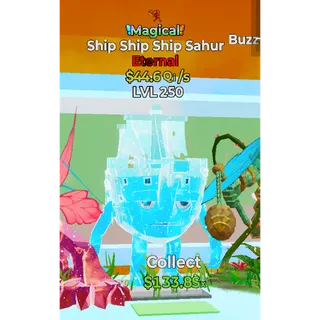 1 TRAIT MAGICAL SHIP SHIP SHIP SAHUR MAXED LVL 250