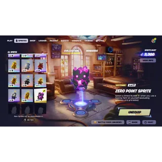 Fortnite Zero Point Sprite