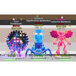 Rebirth Spider + 2x Eternals