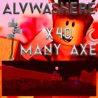 40x Many Axe │ Lumber Tycoon 2