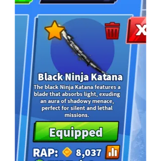 BladeBall | Black Ninja Katana