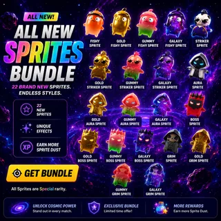 ALL NEW SPRITES BUNDLE (22 SPRITES)