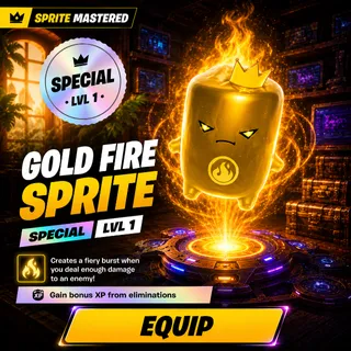 GOLD FIRE SPRITE