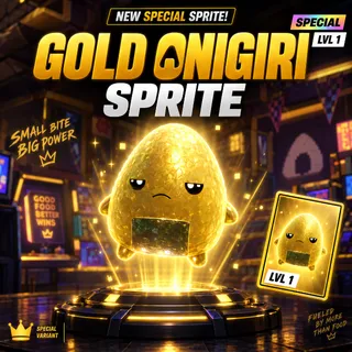 GOLD ONIGIRI SPRITE