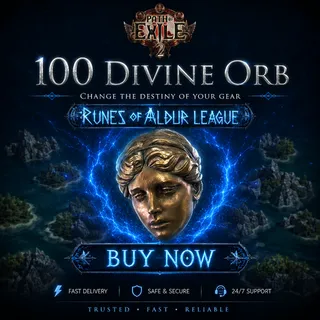 100x DIVINE ORB - POE 2  LEAGUE