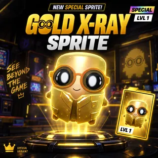 GOLD X-RAY SPRITE