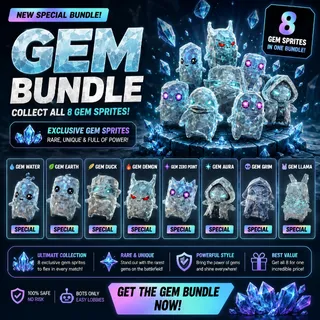 GEM BUNDLE (8 SPRITES)