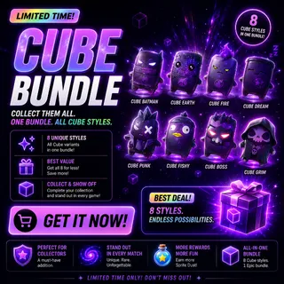 CUBE BUNDLE (NEW 7 SPRITES)
