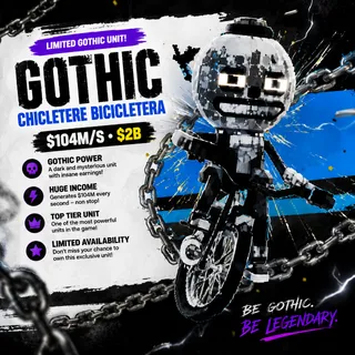 GOTHIC CHICLETERA BICICLETERA (104m)