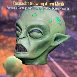Glowing Alien Mask