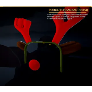 Rudolph Headband Aotr
