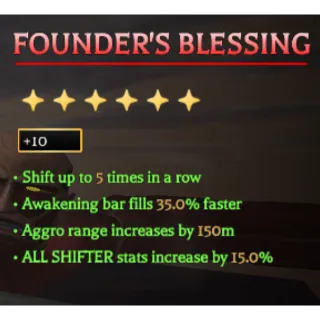 Founder Blessing