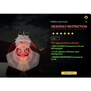 Heavenly Restriction | Aotr | +10